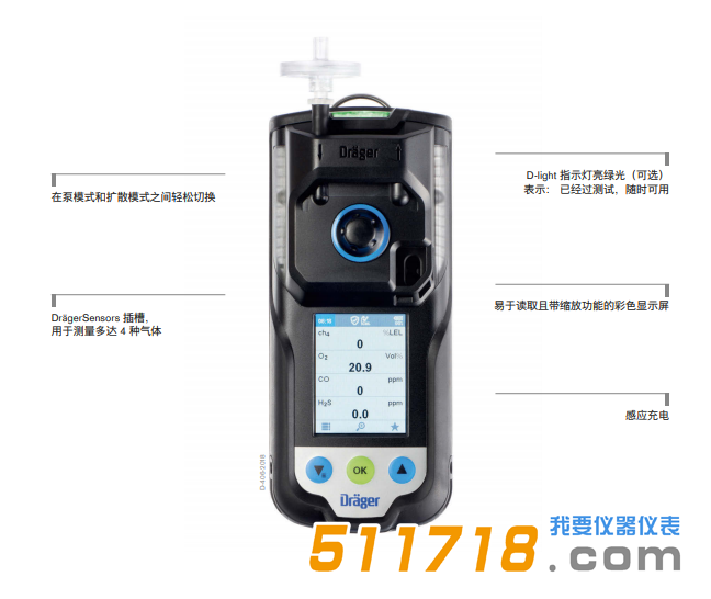 德國Drager X-am3500復(fù)合氣體檢測儀.png
